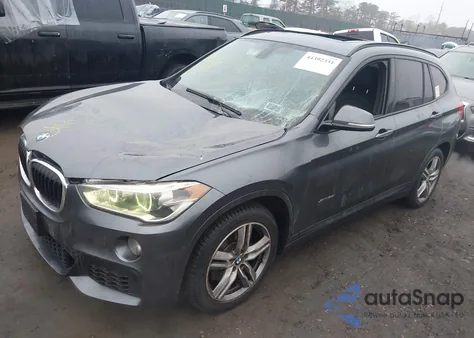 2017 BMW X1 xDrive28I из США, поврежденный, VIN WBXHT3C35H5F74065